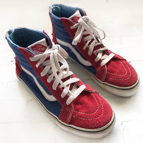 red high top vans kids